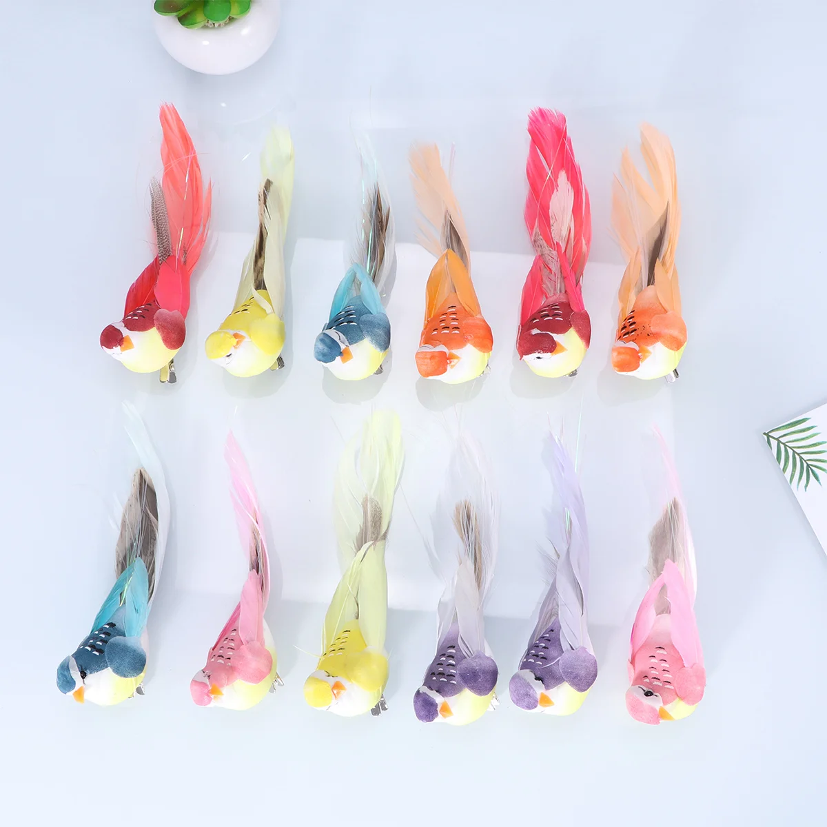 

Birdscraft Bird Ornaments Artificial Clip Hanging Accessories Garden Fairiesfake Decorative Feathered Statue Miniatures