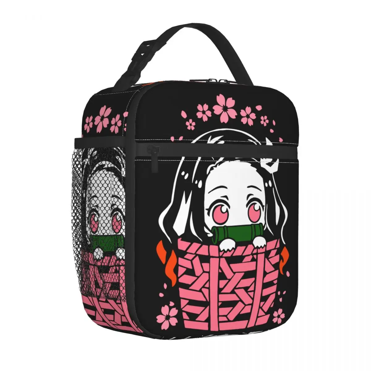 

Nezuko Kamado Kimetsu No Yaiba Floor Insulated Lunch Bag Kimetsu no Yaiba Demon Slayer Anime Manga Food Box Thermal Bento Box
