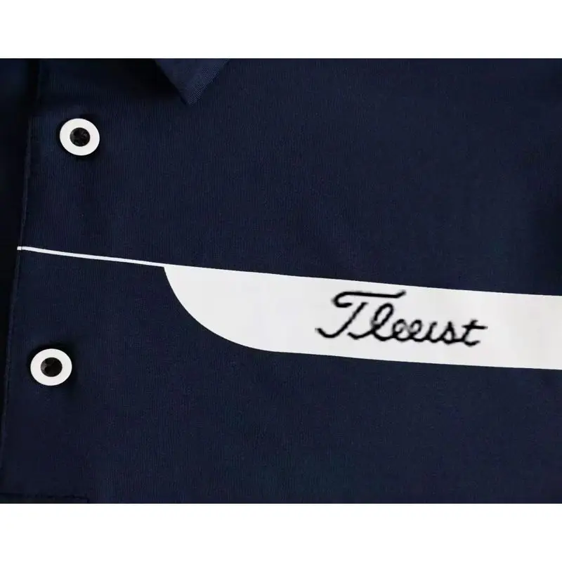 Men's Golf Clothing Outdoor Sports Golf Shirts Sweat-wicking Quick-drying Breathable Golf Polo Shirt Top Short-sleeved T-shirt