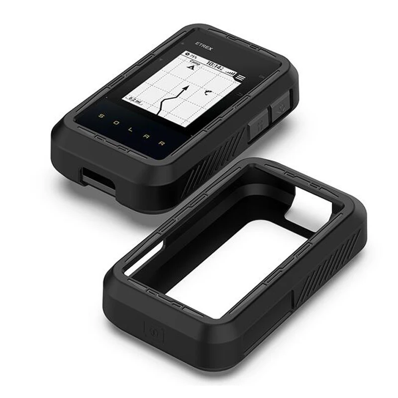 Силиконовый мягкий чехол-бампер Защитная пленка для экрана Garmin Etrex Solar / SE