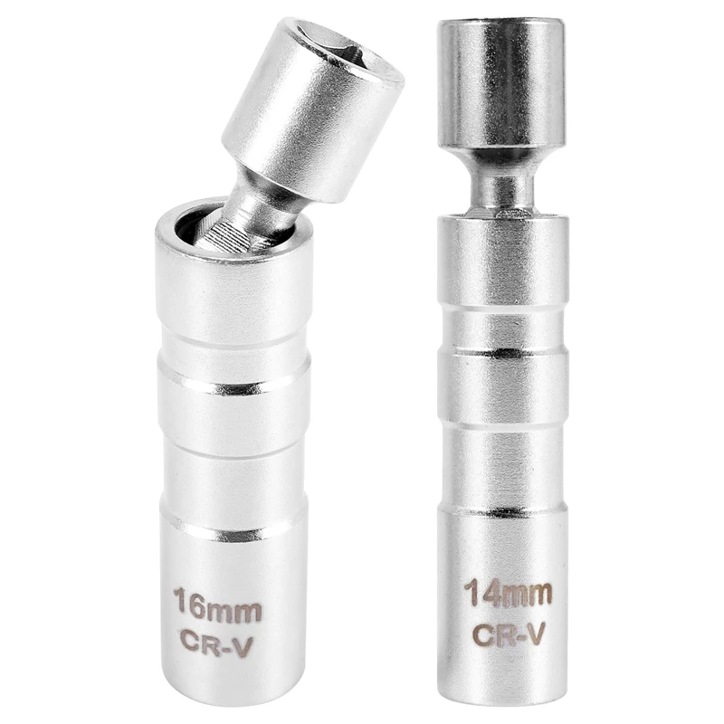 14 мм и 16 тонкостенная магнитная поворотная розетка для свечей зажигания -