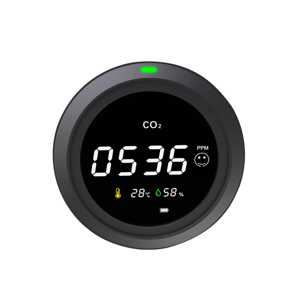 

Carbon Dioxide Detector Environment Temperature/humidity Meter Detector Air Quality Monitor CO2 Gas Sensor Gas Analyzer