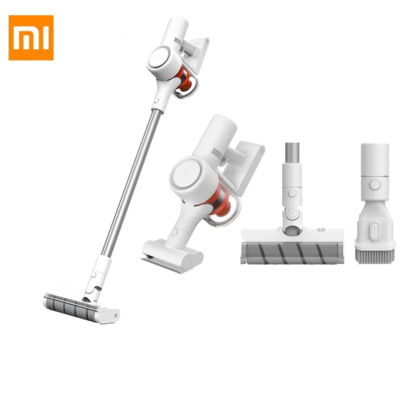 

Вертикальный/ручной пылесос Xiaomi Mijia 1C, <500 Вт, беспроводной, влажная уборка, пылесборник