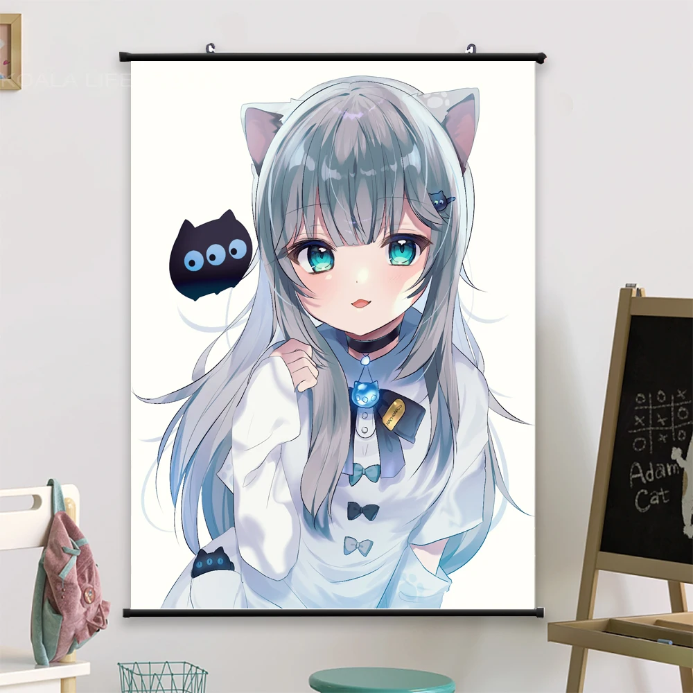 Японские классические аниме комиксные плакаты холст нахонеко картина HD для