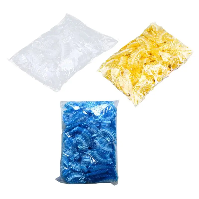 

100Pcs Thickened Disposable Plastic Waterproof Ear Protector Cover Salon Hairdressing Dye Shield Earmuffs Shower Tool