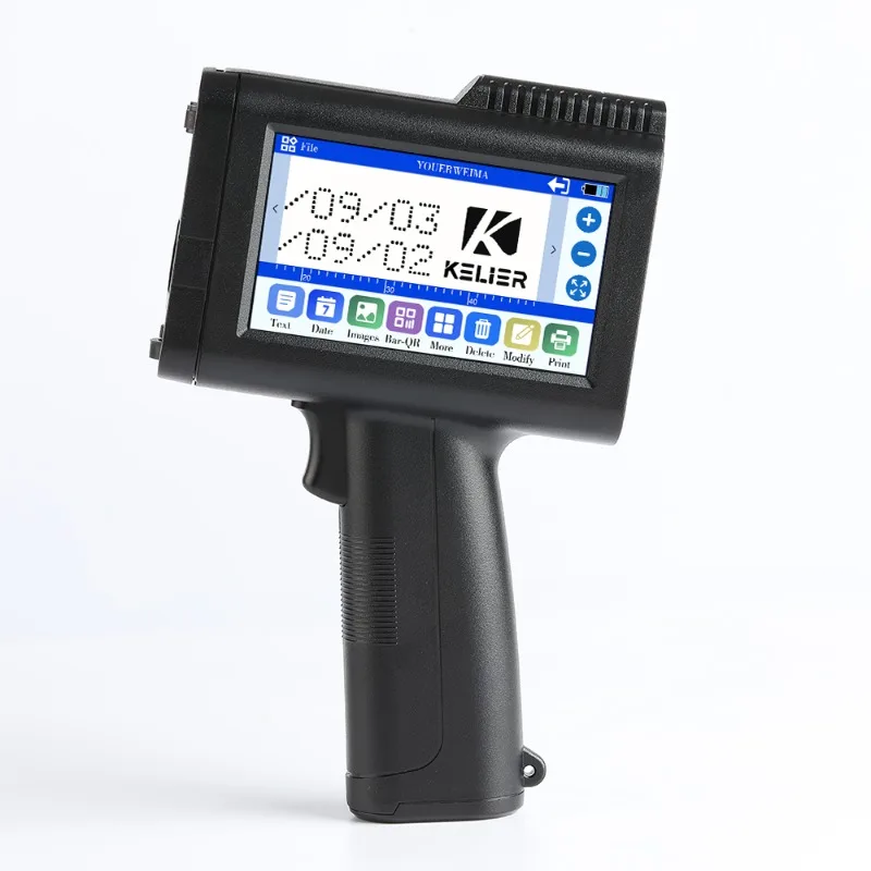 

KELIER Ink Jet Date Coding Machine Inkjet Printer Plastic Bottle Batch Coding Machine Tij 2.5