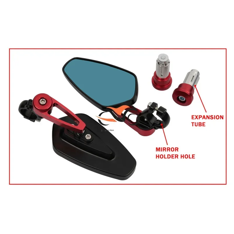 Для HONDA CB750 CB 750 HORNET 2023 7/8 &quot22 мм мотоциклетные зеркала заднего вида на руле YZFR1 YZFR3