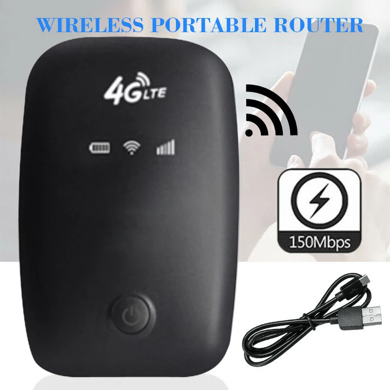 

Outdoor Mobile Broadband Wifi Hotspot 2100mah Usb 4g Modem Pocket Hotspot 150mbps Mini For Home Business Party 4g Wifi Router