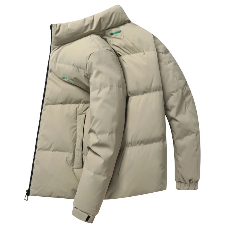 2022 New Arrival Men Black Khaki Puffer Basic Coats Green Lining Lightweight Thermal Puf Parkas Male Winter Casual Warm Jackets