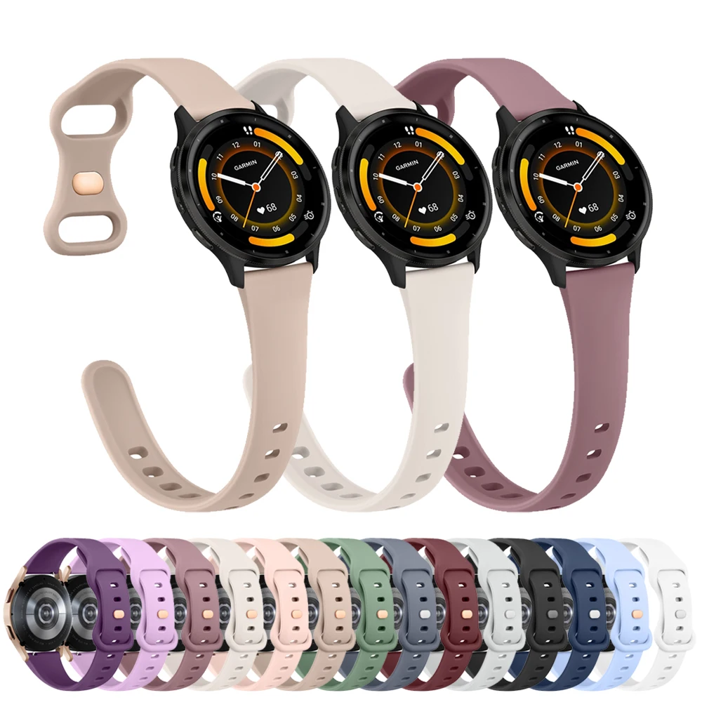 

Ремешок силиконовый для Samsung Galaxy Watch 3 45 мм/Galaxy Watch 46 мм/Gear S3 Frontier/Live R382, тонкий браслет для наручных часов, 22 мм