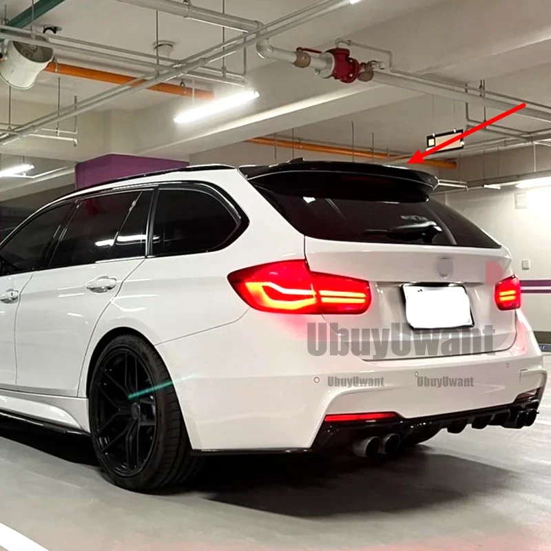 Фото Для BMW F31 3 серии Wagon 320i Touring, оптовая продажа, задняя крышка багажника из углеродного волокна, автомобильный спойлер, крылья с утиным хвостом, 2013-2018 №4