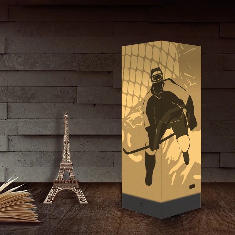 

Creative Sport Golf 3D Shadow Lamp USB Power Creative Paper Table Lamp Home Bedroom Indoor Décor
