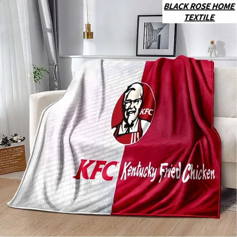 Модное художественное одеяло с логотипом K-kfc простыня для спальни фланелевое сна