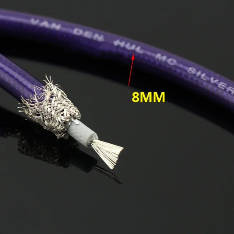 Посеребренный кабель RCA VDH Van Den Hau Hi-Fi аудио усилитель мощности CD для соединения