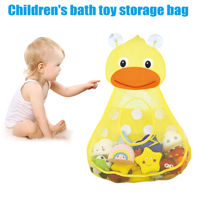 

Baby Kid Bath Time Fun Toy Storage Hanging Bag Mesh Home Bathroom Organizer Net Accessories Portable Lightweight Design Handy