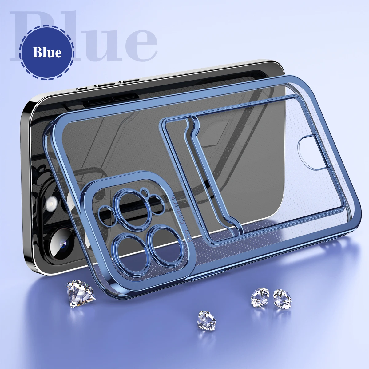 

Card Slot Pocket Case for iPhone 14 Pro Max Plus Soft Luxury Clear Phone Cover iPhone 13 12 11 Pro Max XS XR 8 7 6S Plus SE 2022