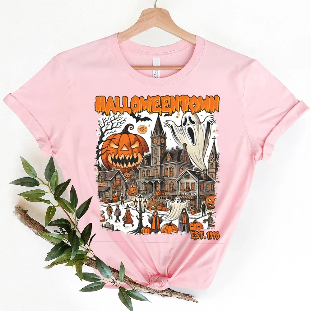 Хэллоуин призраки Est 1998 футболки хэллоуин владельский Университет женская