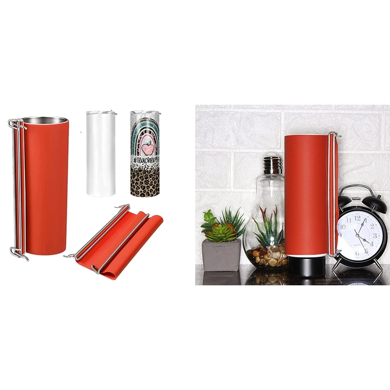 

Силиконовая обертка для сублимационных тумблера, заготовки, многоразовое зажимное крепление для сублимации