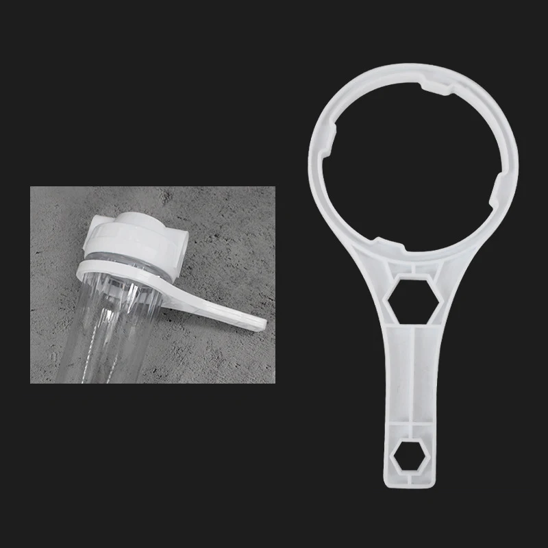 

1PC RO Wrench For Household Filter Cartridge Membrane Housing Wrench Reverse Osmosis Aquarium Plastic Spanner Wrench Hand Tool