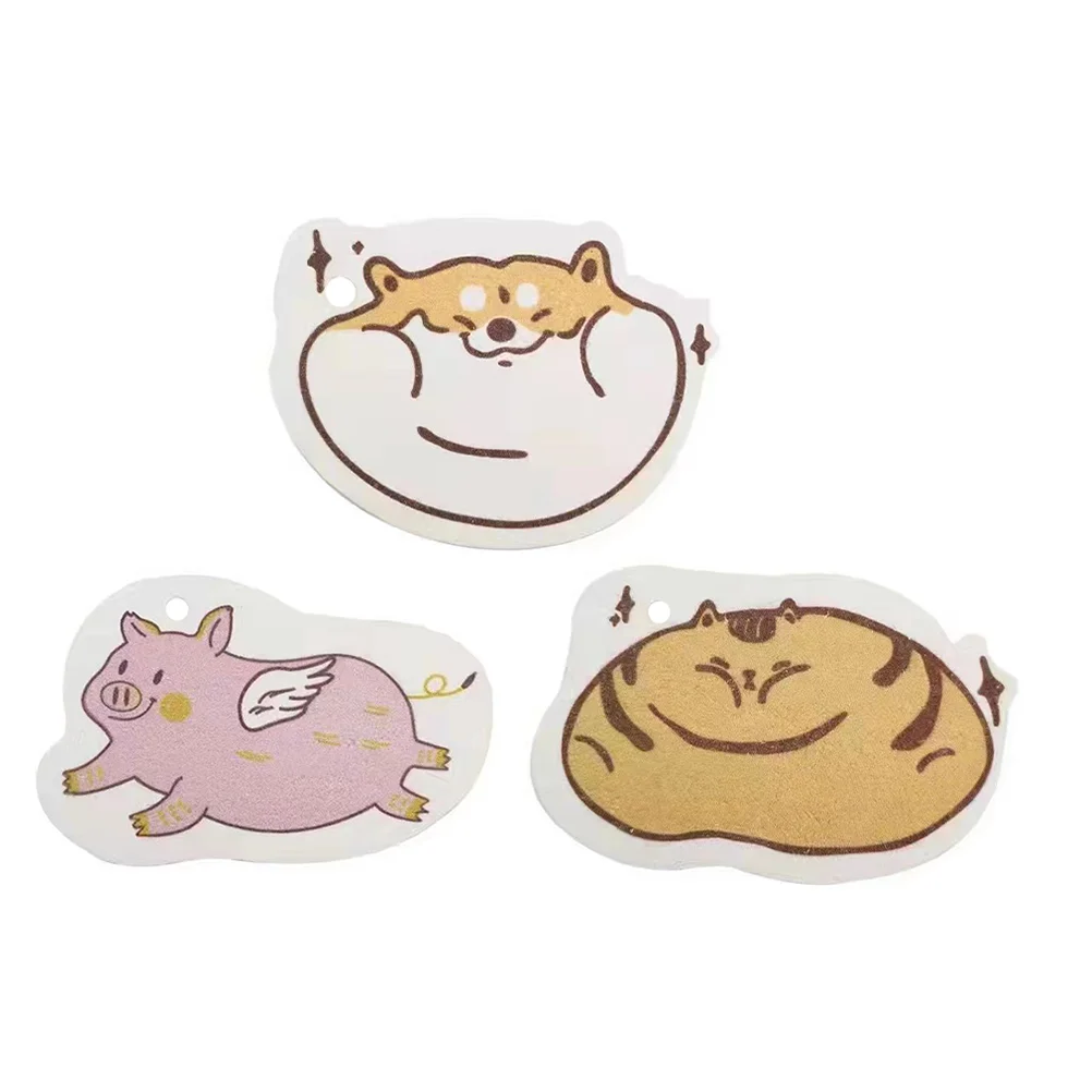 

3pcs Cartoon Cleaning Sponges Wood Pulp Sponge Household Cleaning Cloth
