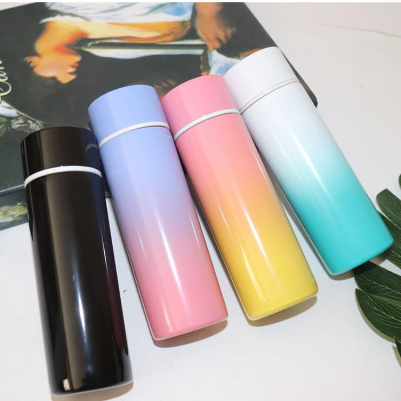 

Multicolor Stainless Steel Thermos Bottle Water Bottle Portable Thermal Mug Outdoor Sport Termico Leak Proof Water Bottle Gifts