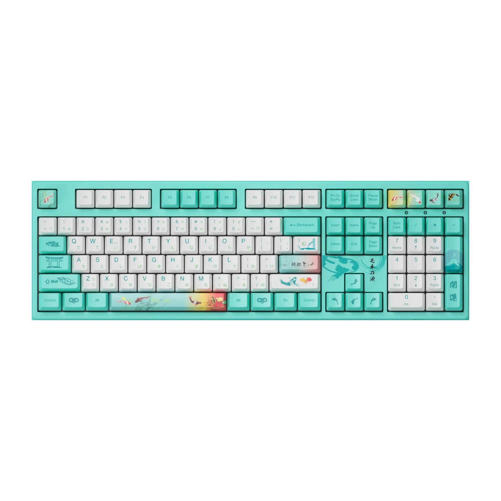 

Akko 3108 V2 Monet’s Pond Full-Size Mechanical Gaming Keyboard Wired 108-key with OEM Profile PBT Dye-Sublimation Keycaps