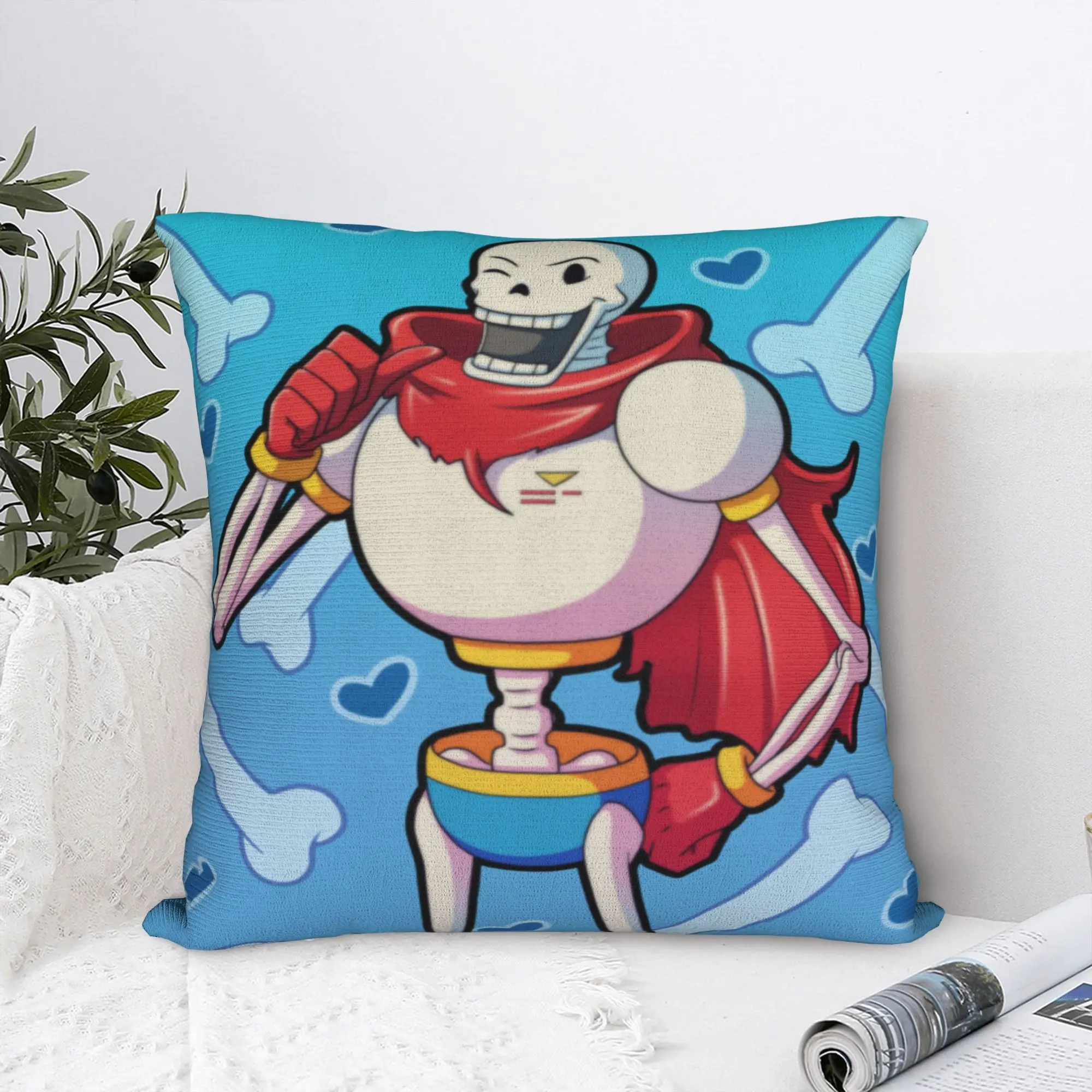 Наволочка U-Undertale Papyrus, милая наволочка, мягкие наволочки для свадебной вечеринки, домашнего декора (art.: 3920dc528d6ae) - 3920dc528d6ae
