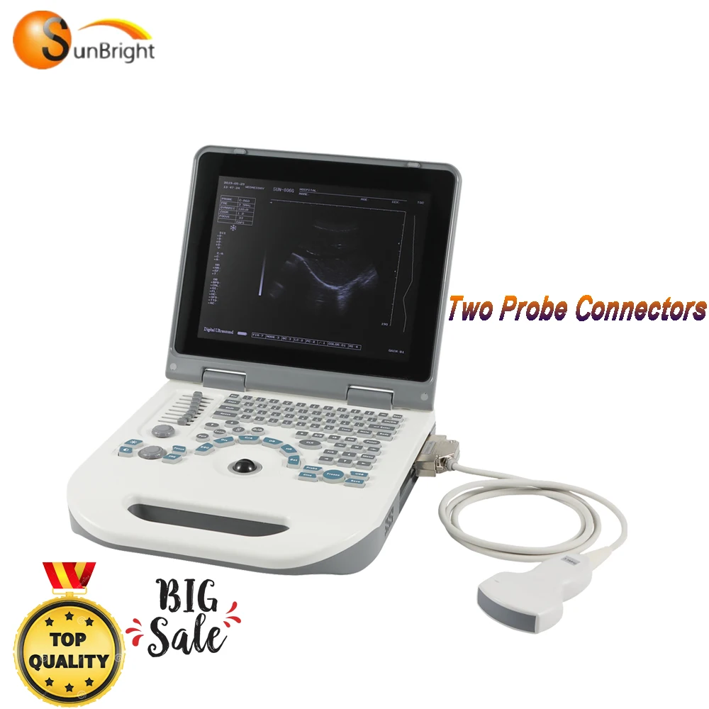 

2 probe ports ultrasound SUN 806G star machine