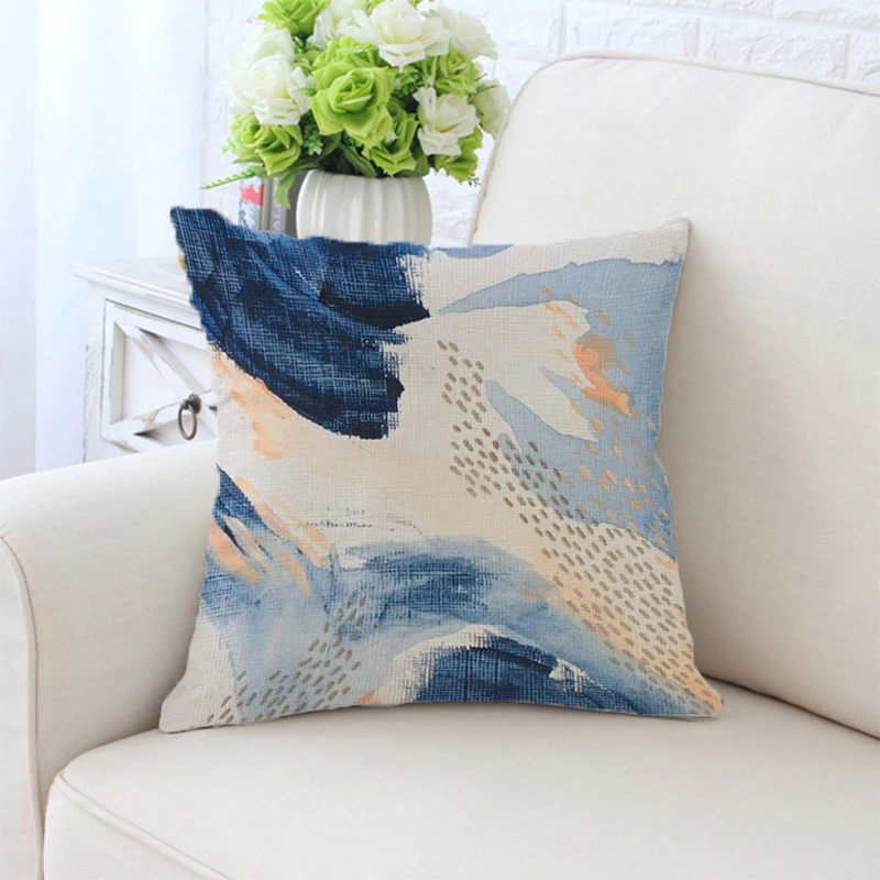 

Artistic Colors Short Plush Pillows Decor Home Cushion Cover 45x45 Cushions Covers Car Sofa Luxury Pillow Body Pillowcases 45*45