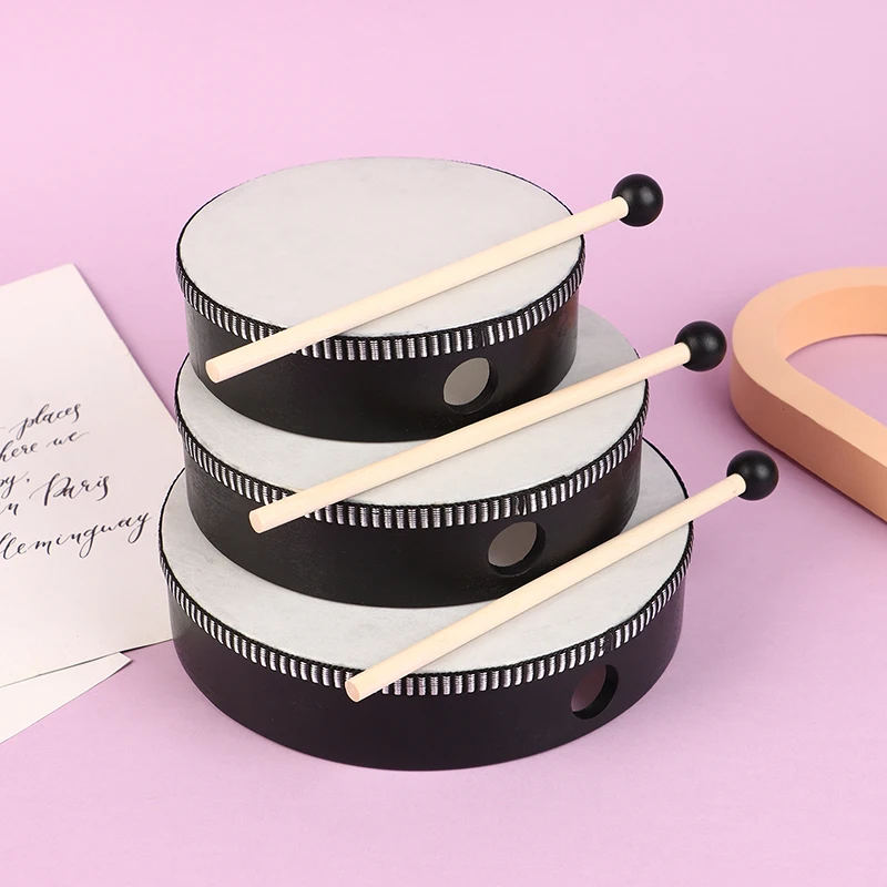 1 шт. 4/6/7/8/9/10 дюймов барабаны с деревянной рамой ручной барабан набором барабанных