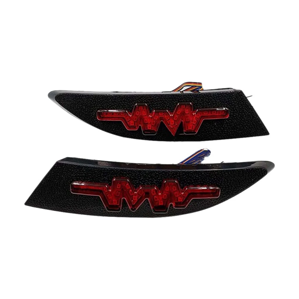 

Car Rear Fog Lamp Bumper Light Brake Light Dynamic Turn Signal Reflector for Ford Focus Sedan 2012-2018 Focus Hatchback