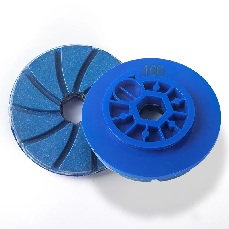 

Полировальный диск алмазный 4 дюйма для камня Snail Lock