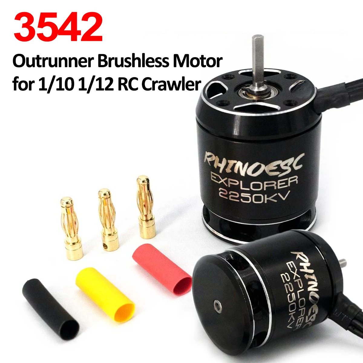 

EXPLORER 540 3542 1400 1850 2250KV Outrunner Brushless Motor for 1/10 RC Crawler Axial SCX10 Traxxas TRX-4 TRX-6 Wltoys
