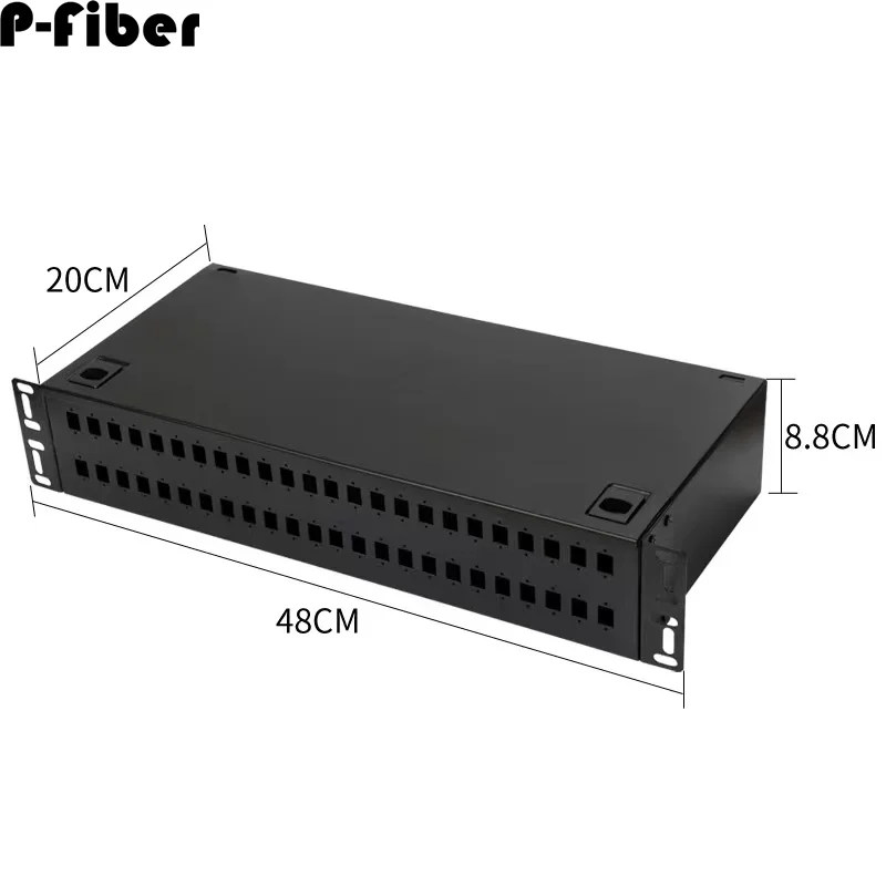 48-портовая клеммная коробка стойка для оптического волокна рамка распределения