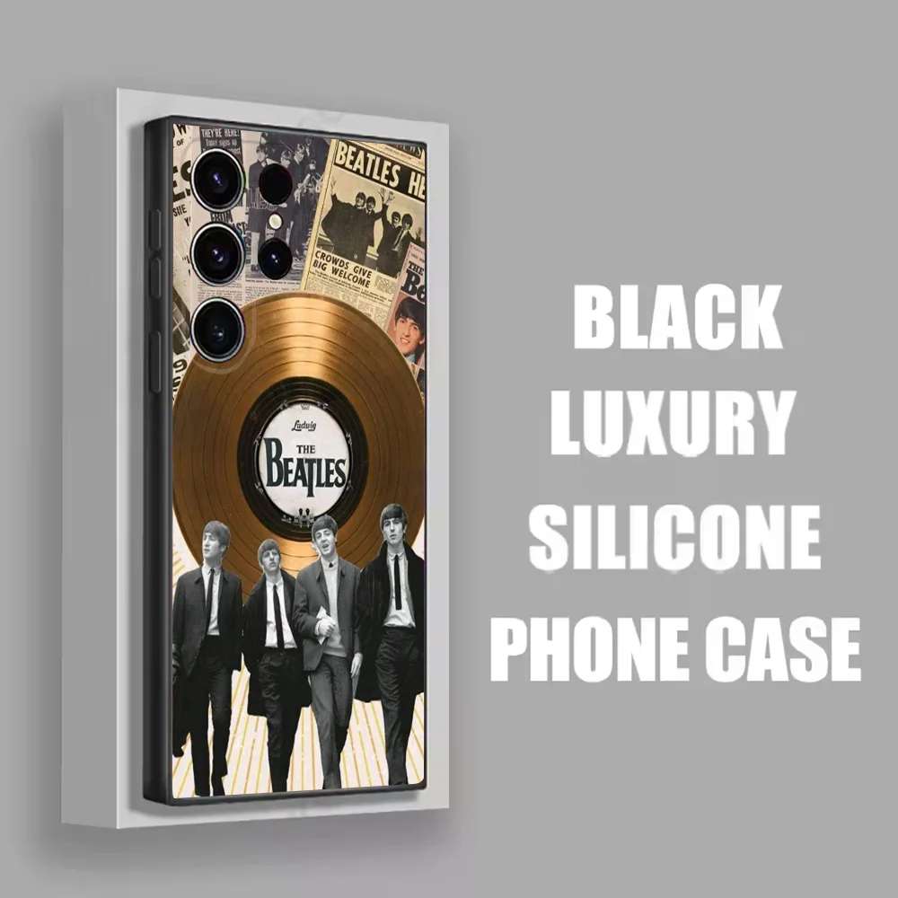 Band-T-The-B-BeatlesS-S Phone Case For Samsung S25 S24 S21 S22 S23 S30 Ultra S20 Plus Fe Lite Note 10 Black Soft Shell
