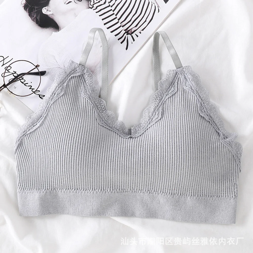 New Women Crop Top Seamless Underwear Female Sexy Lingerie Intimates Beauty Back Wrap Chest Tube Top With Removable Padded