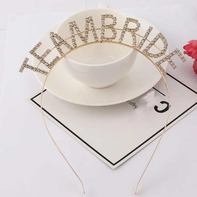 Мерцающая головная повязка для невесты |