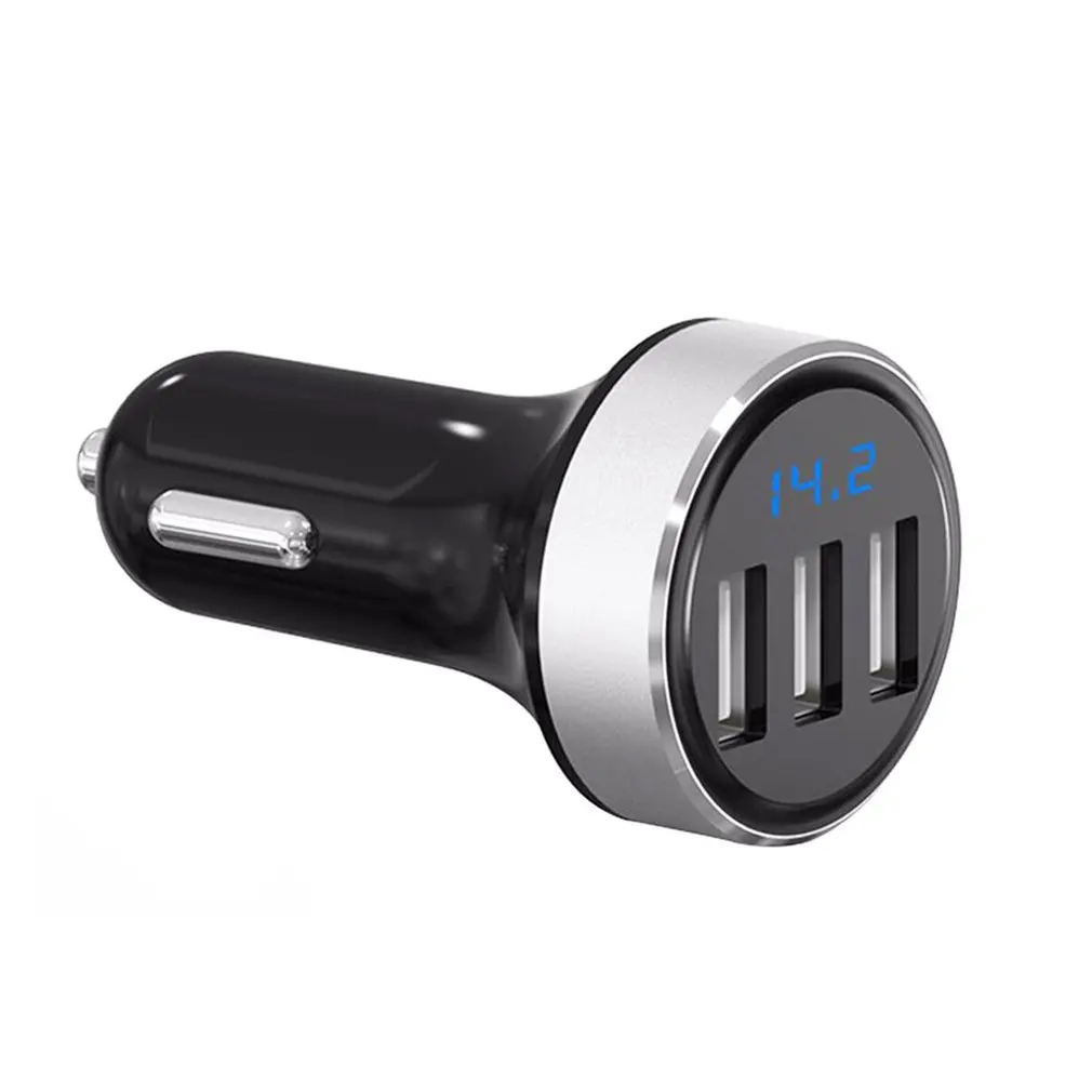 

Автомобильное зарядное устройство с 3 USB-портами, а