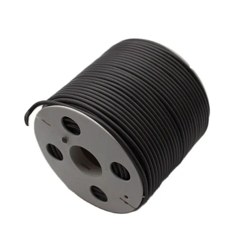 

100 Meters 4mm Dia PVC Welding Rod Floor Reel Roll Flexible Semi-Rigid Dark Grey