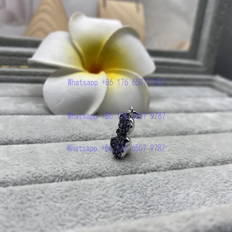 

Touses Pure 925 Sterling Silver Pendant For Women Fine Jewelry collares de piedras naturales mujer colgantes de plata de ley 925