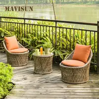 Light Luxury Dining Table Chair Combination Rattan Furniture Set Nordic Single Sofa Chair Cafe Shop Wicker Chaise Lounger