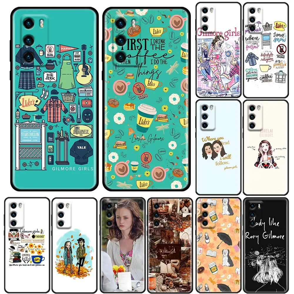 

TV Show Gilmore Girls Die Jerk P30Lite Silicone Case For Huawei P20 P30 P40 P10 Lite P50 Pro Plus P Smart 2019 Cases Soft Cover