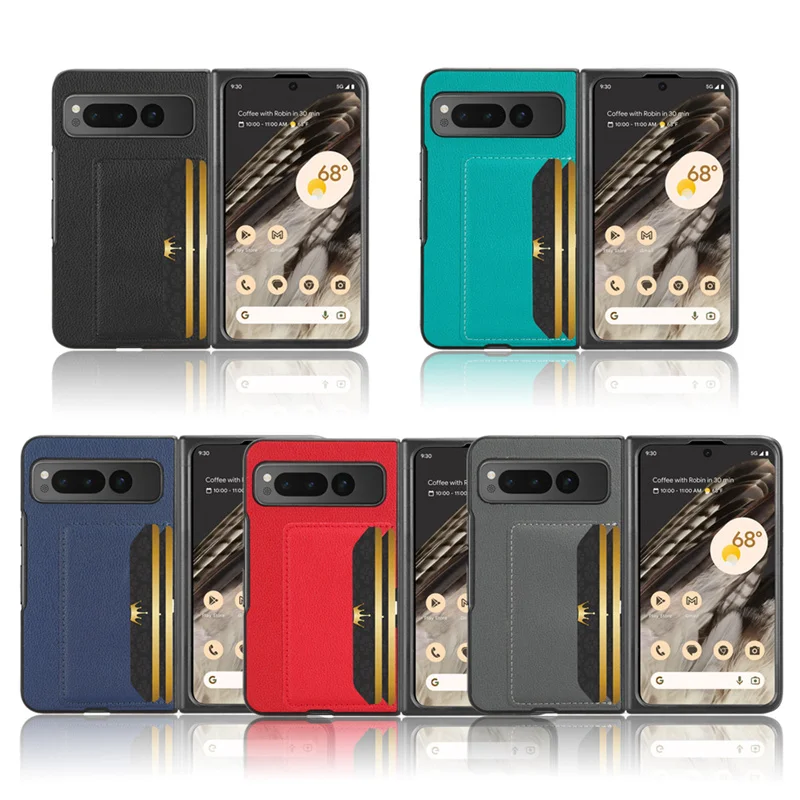 

for Google Pixel Fold Case Sand Matte Hard PC Full Protect Anti-fall Anti-slip Cover Folding Flip Phone Shell Full Fundas Coque