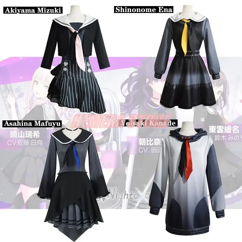 

Project Sekai Colorful Stage! Feat.Akiyama Mizuki Yoisaki Kanade Shinonome Ena Asahina Mafuyu Halloween Costume Role Cosplay