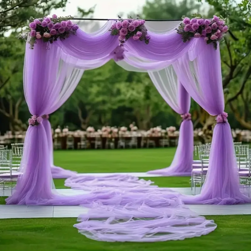 

Свадебная арка, драпировка, ткань, прозрачный тюль, арка, навес, драпировка для свадебной церемонии, прием, вечеринка, потолок, фон, украшение