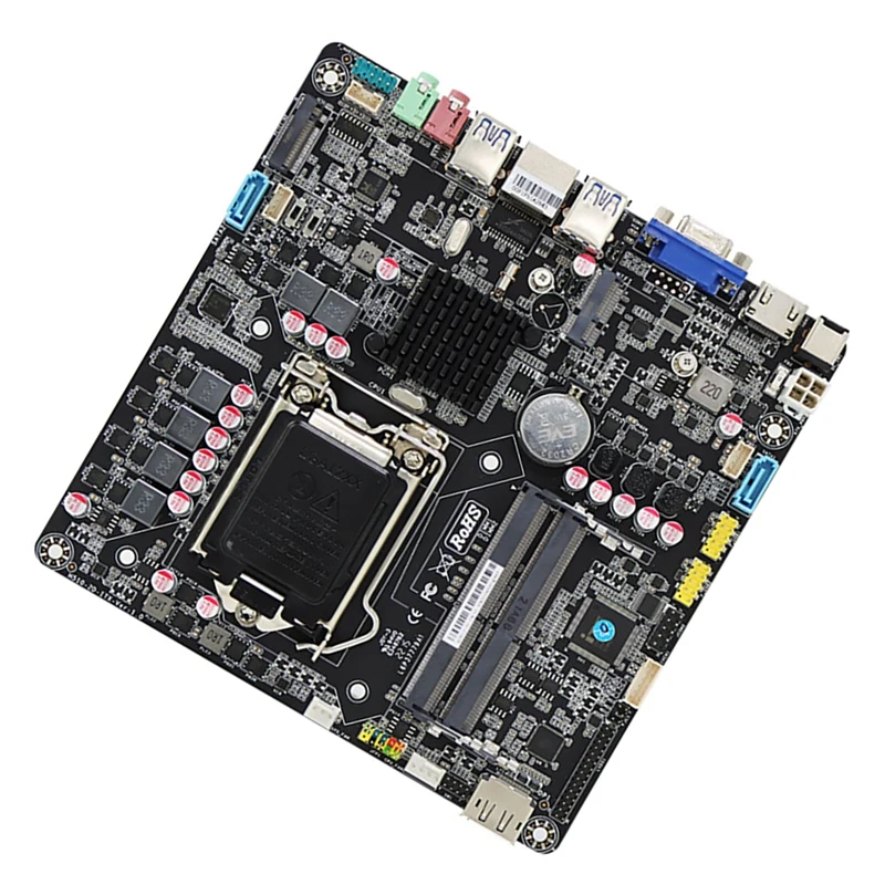 

H510 ITX Industrial Control Motherboard For 10/11 Core I7/I5/I3 CPU DDR4 2400MHZ 2 Channel Windows10 No GPU Slot