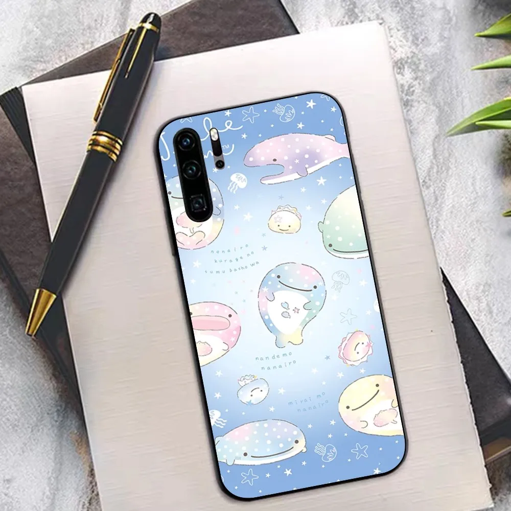 Милый чехол для телефона kawaii Jinbesan Huawei P 8 9 10 20 30 40 50 Pro Lite Psmart Honor lite 70 Mate 20lite