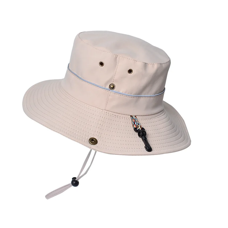 

Panama Men's Four Seasons Fisherman Basin Water Bucket Sun Summer Hat Waterproof Outdoor Mountaineering Fishing Cap Fashion H44