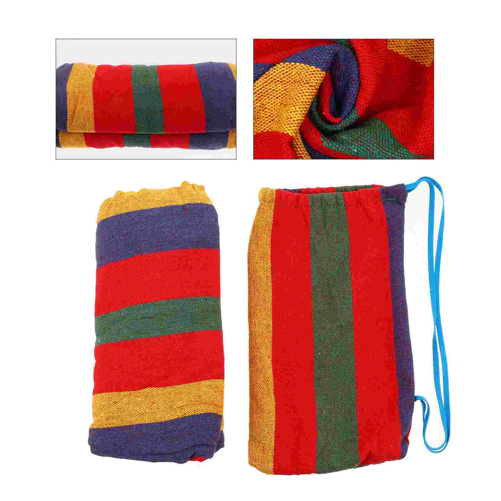 

1pc Camping Travel Hiking Single Hammock Canvas Outdoor Portable Swing Hammock