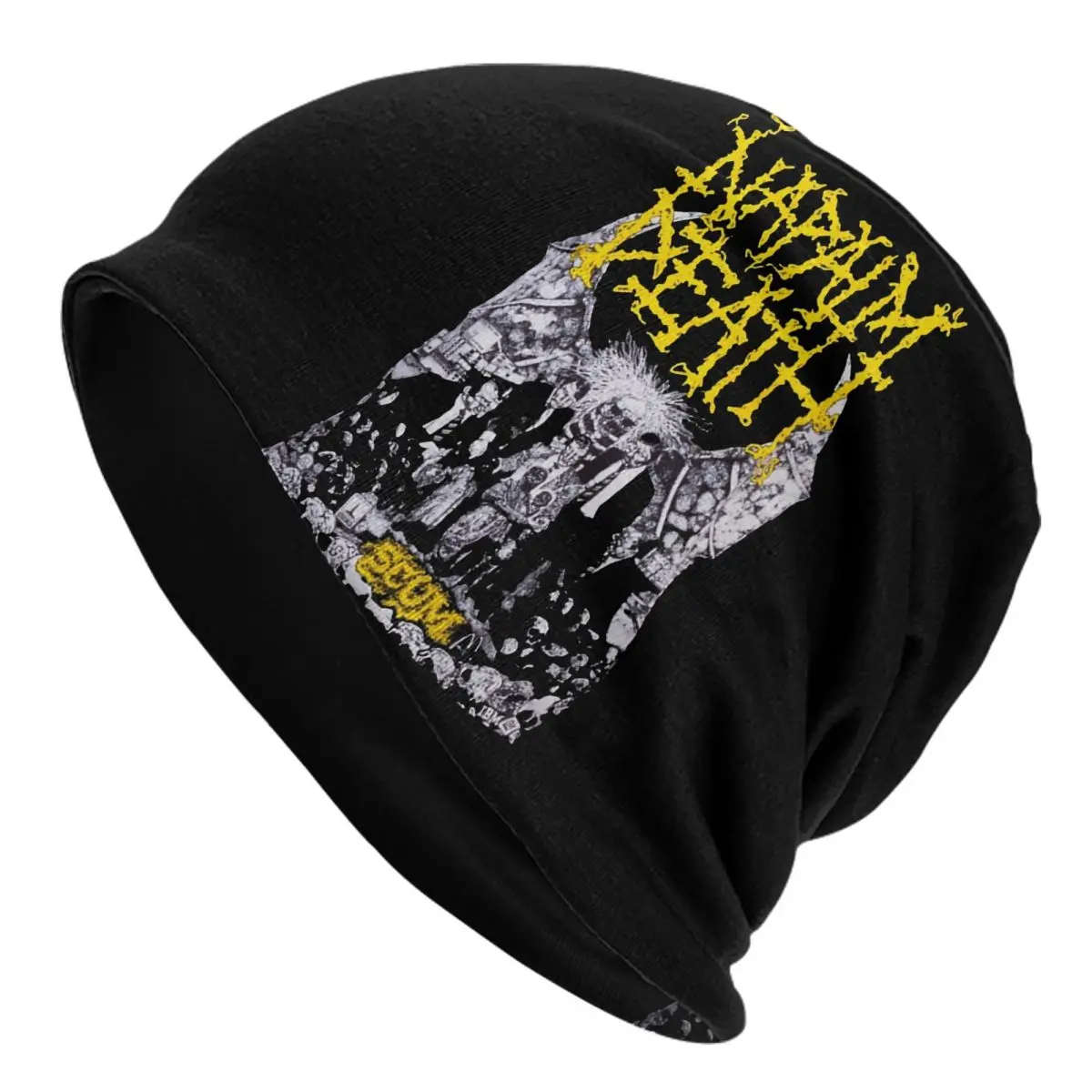 

Napalm Death Black Metal Band Beanies Skullies Caps Men New Arrival Warm Dual-use Bonnet Knitted Hat